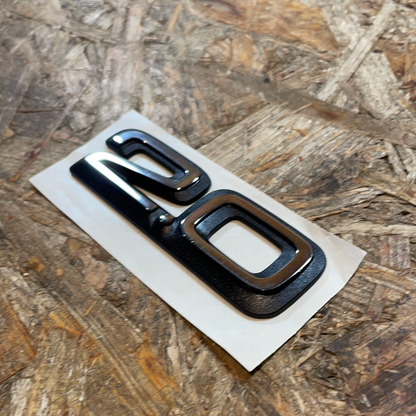 Original GM Opel Rekord E Emblem „2.0“ Neu