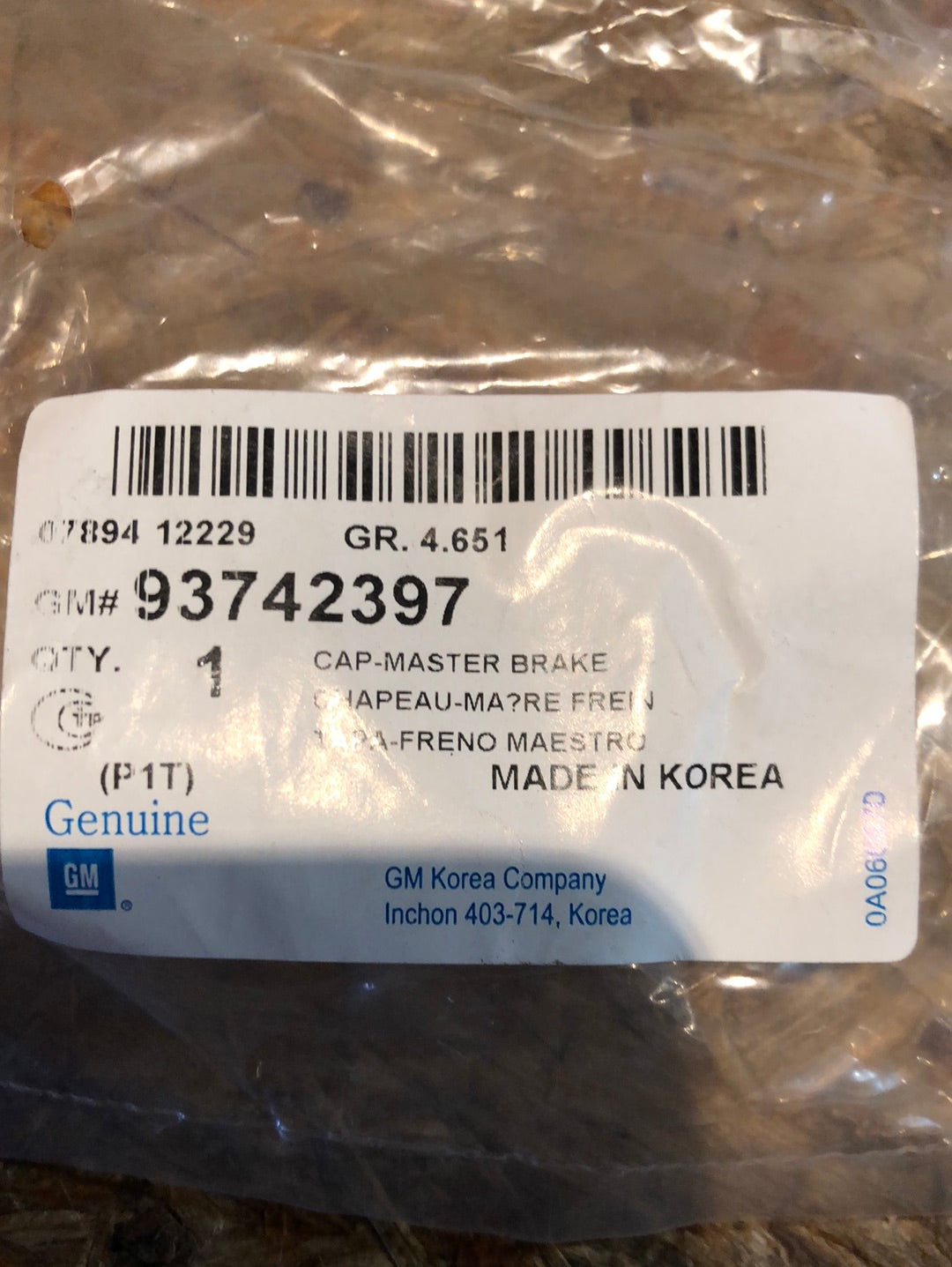 Original GM Chevrolet Aveo Bj. 06-11 Deckel für Ausgleichsbehälter Neu