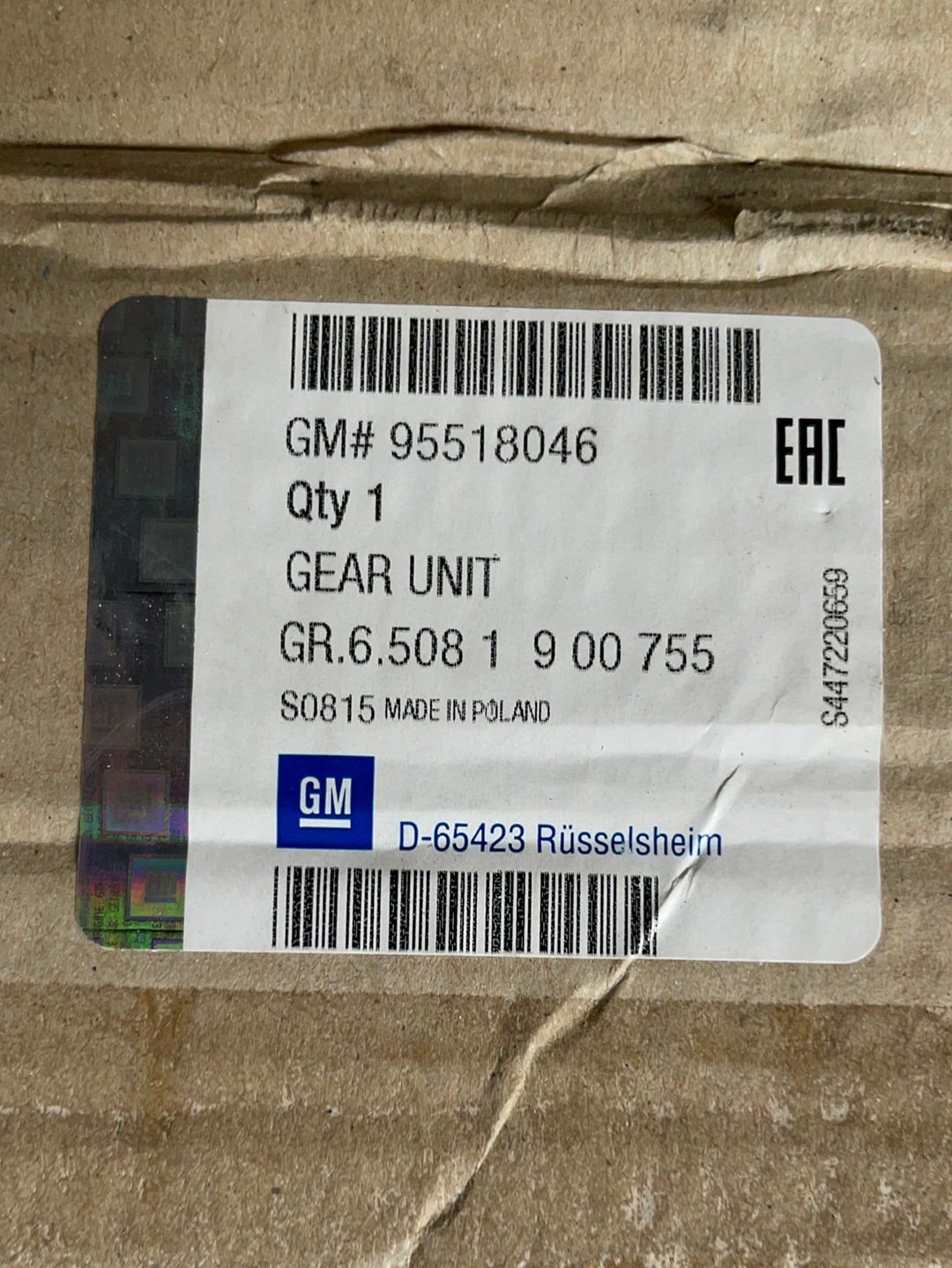 Original GM Opel Adam Corsa E Lenkgetriebe Neu