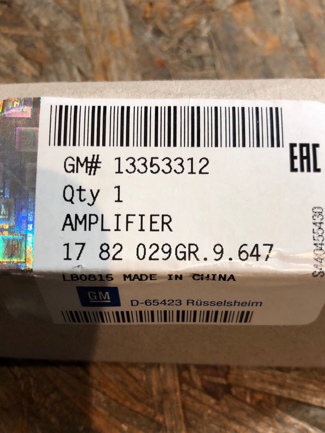 Original GM Opel Astra Antennenverstärker Neu