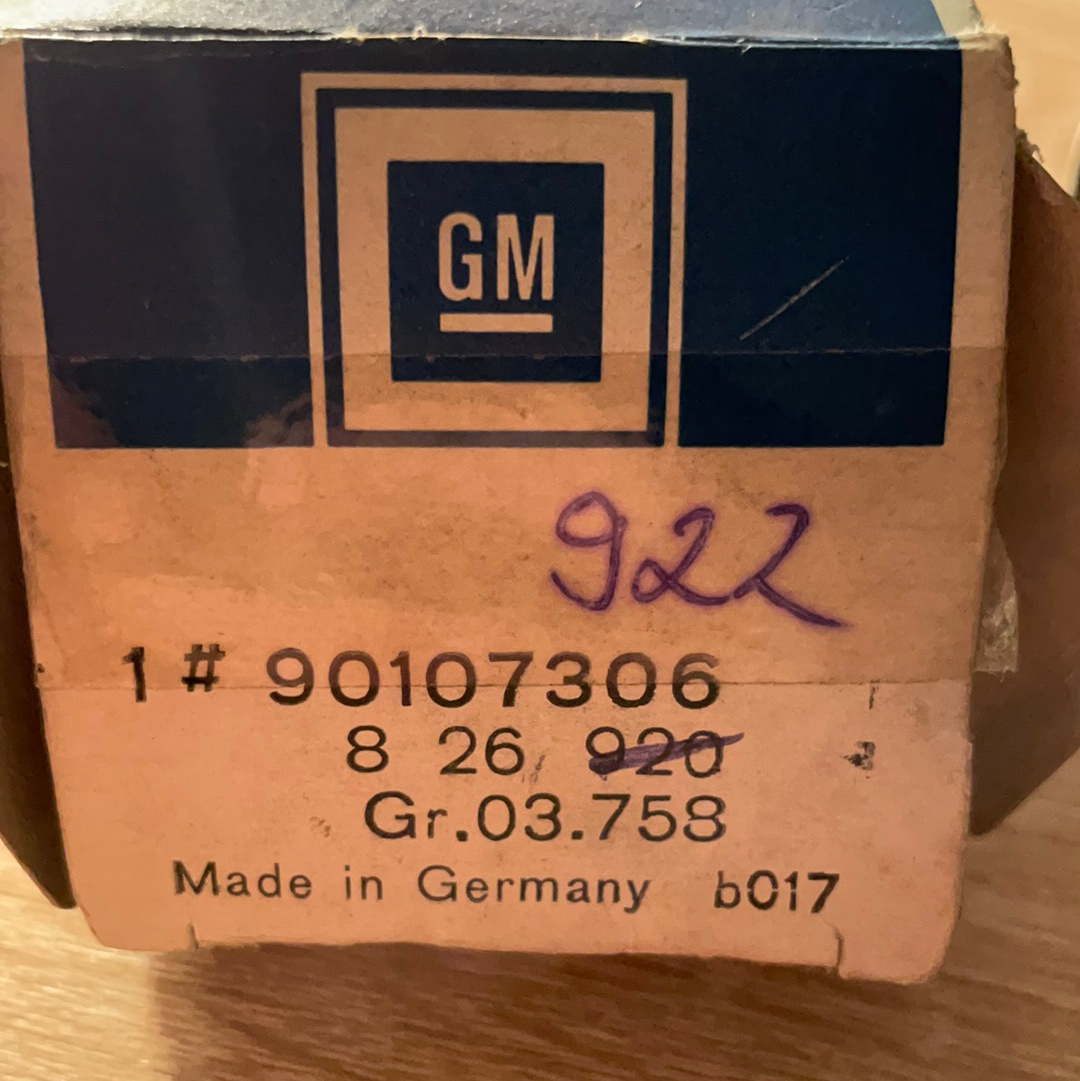 Original GM Opel Ascona C Schließdämpfer Klappendämpfer Neu