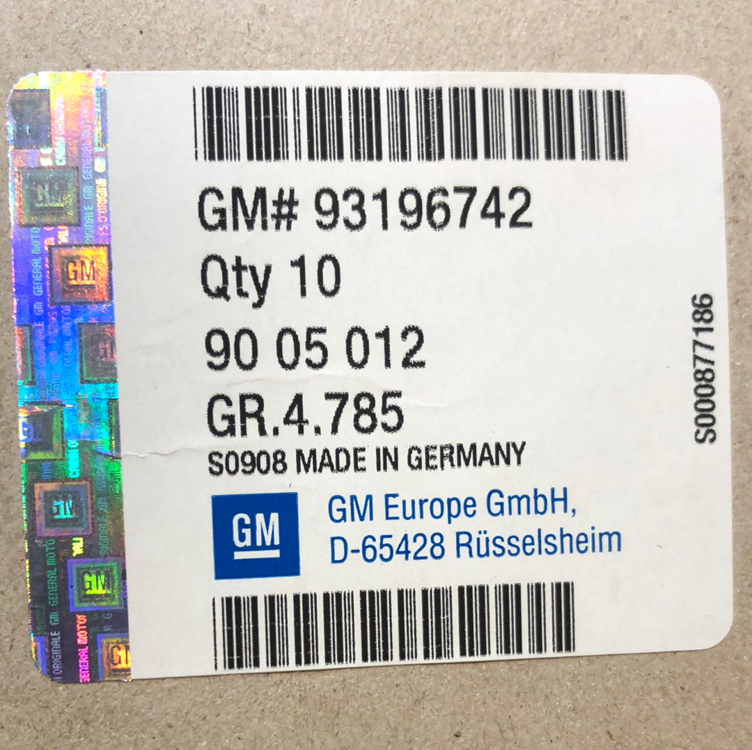 Original GM Opel Vectra C Federklammer Neu