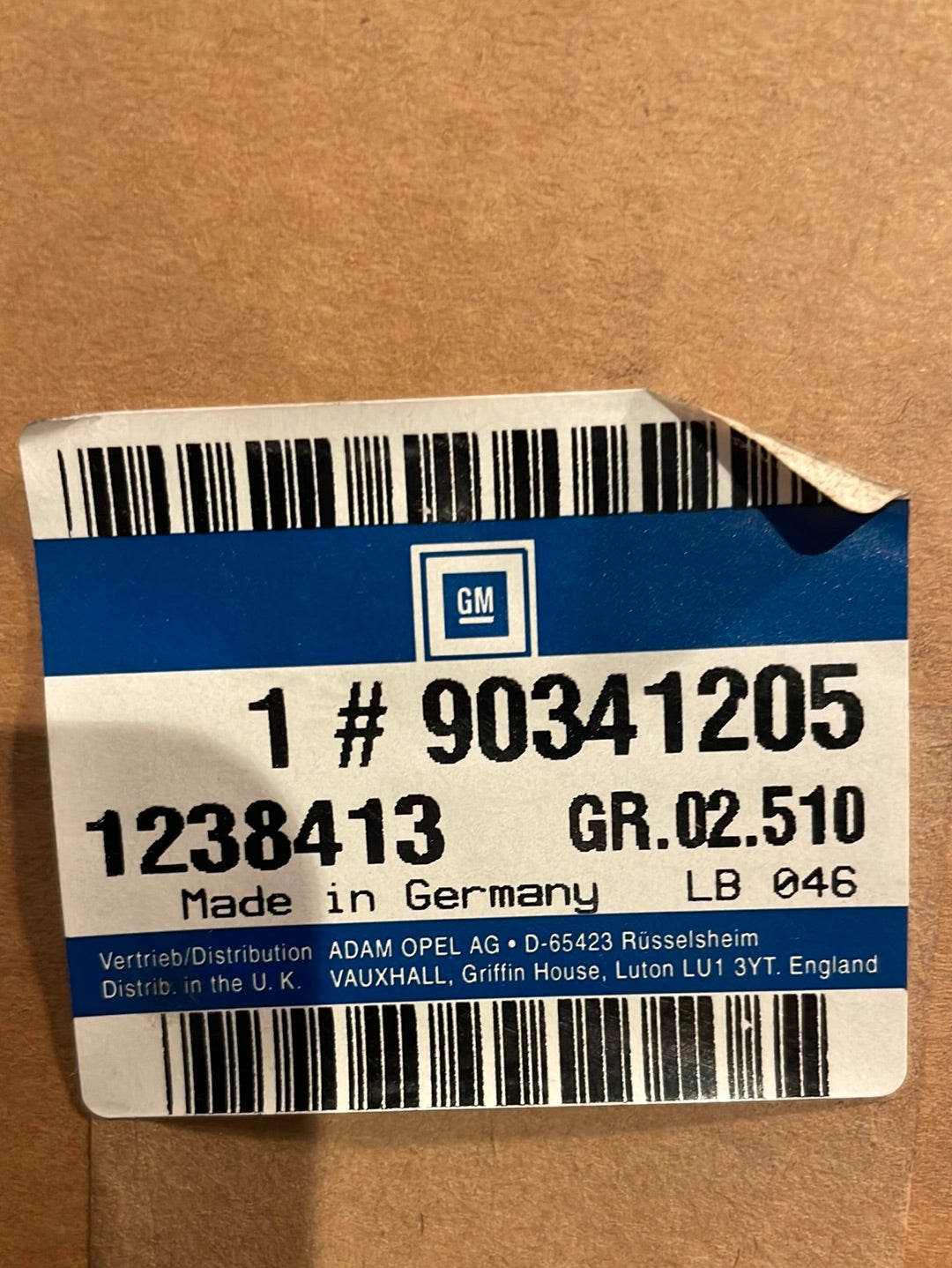 Original GM Opel Kadett E ABS Sensor hinten links Neu