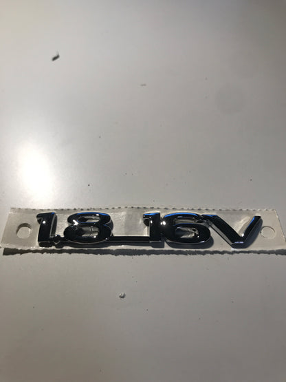 Original Schriftzug 1,8 16 V Hinten Chrom NEU