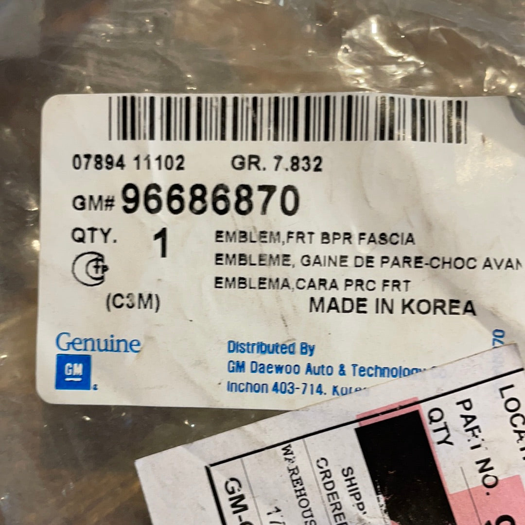 Original GM Chevrolet Spark Emblem Neu