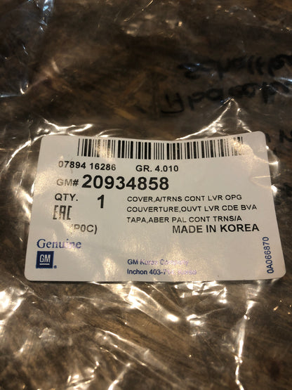 Original GM Chevrolet Captiva Abdeckung Schaltkulisse Neu