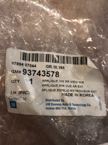 Original GM Chevrolet Captiva Lampe Seitenspiegel Neu