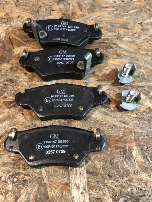Original GM Opel Astra G Bremsbelagsatz hinten Neu