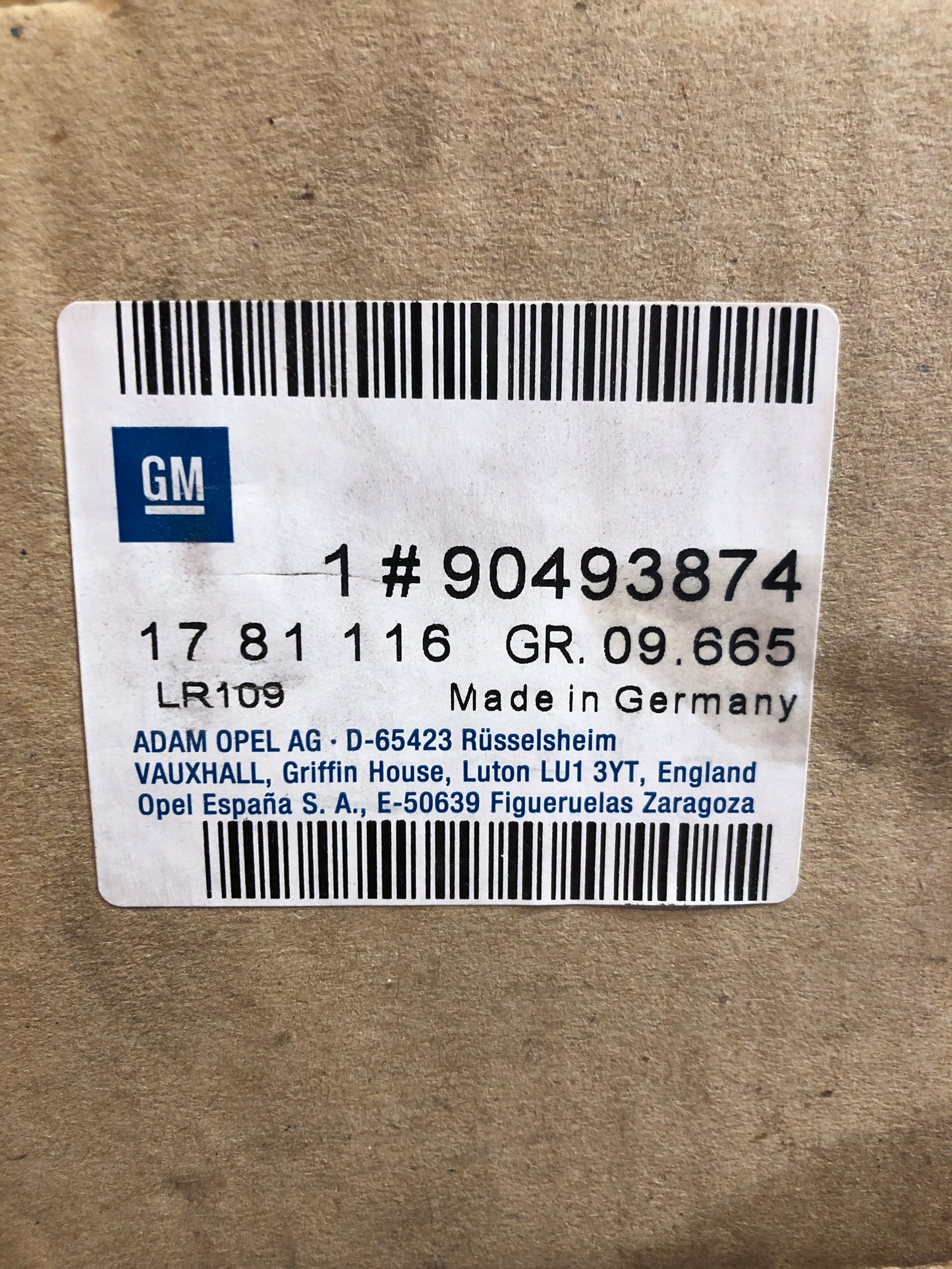 Original GM Opel Omega B Lautsprecher Türe Neu