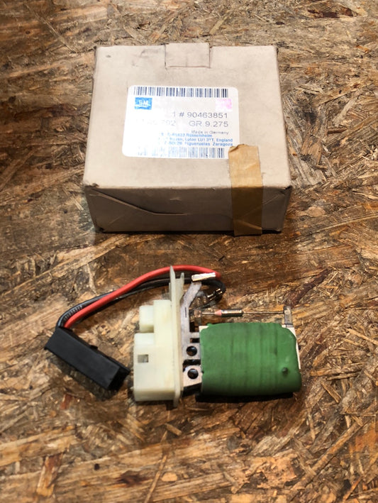 Original GM Opel Astra H Vectra B Vorwiderstand Gebläsemotor Neu