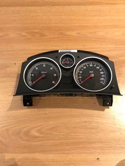 Original GM Opel Astra H Instrumente Cockpit mit Chromringen Neu
