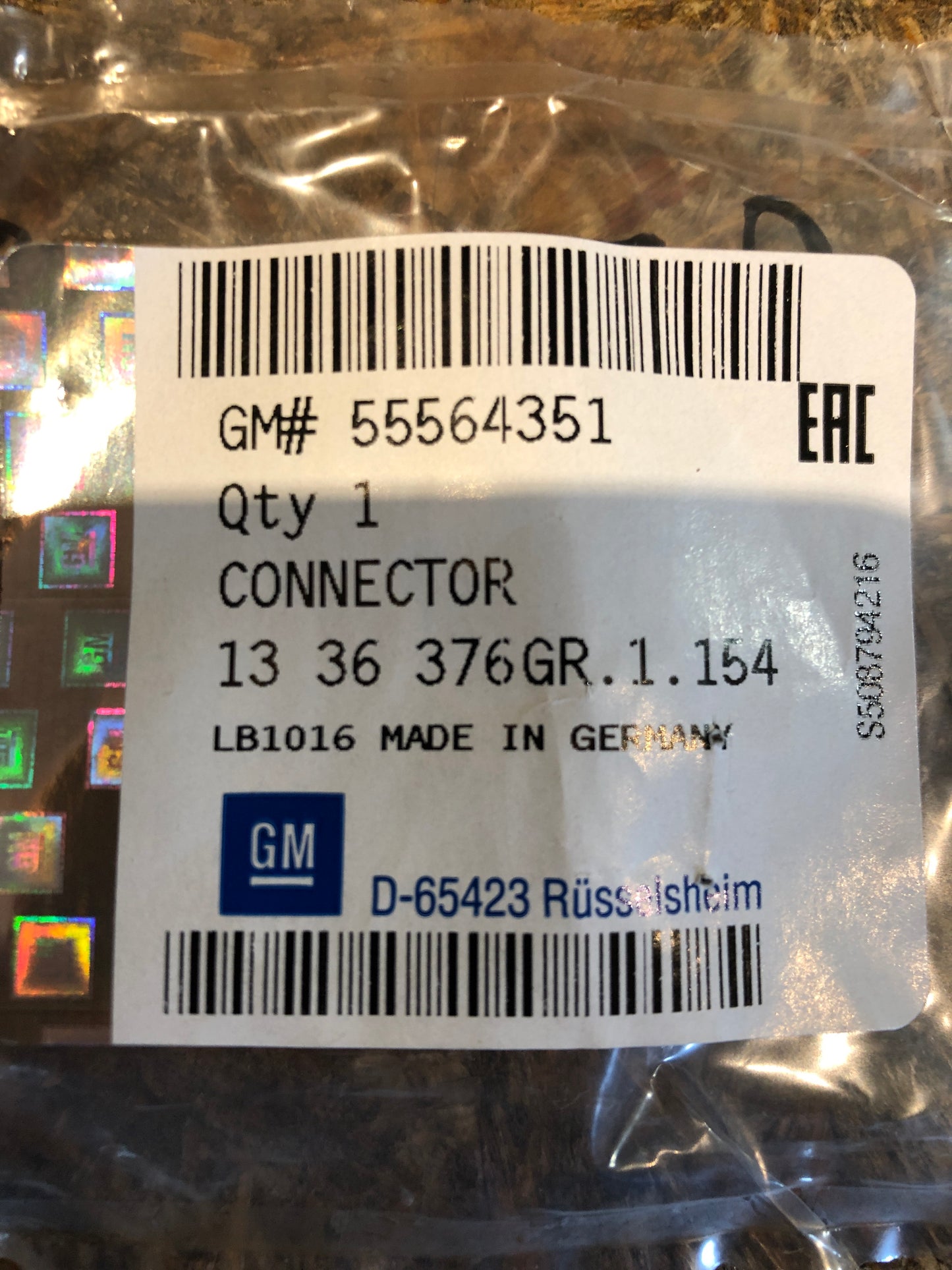 Original GM Opel Corsa C Astra G H Meriva Anschlussstutzen Wasserpumpe Neu