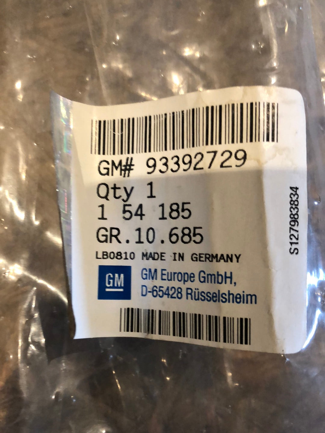 Original GM Opel Meriva A Fensterdichtung Leiste Vordertür Neu