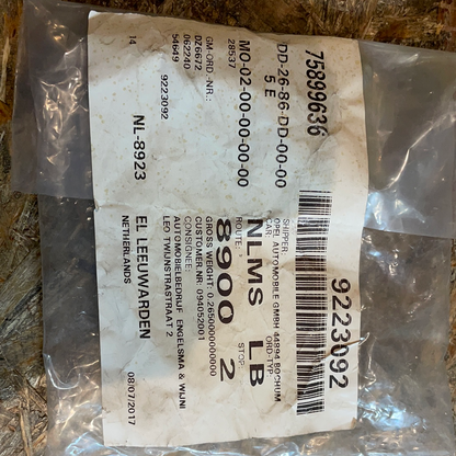 Original Oldtimer/ Youngtimer Torxschraube M10x55 mit Unterlegscheibe Halter an Stütze Neu