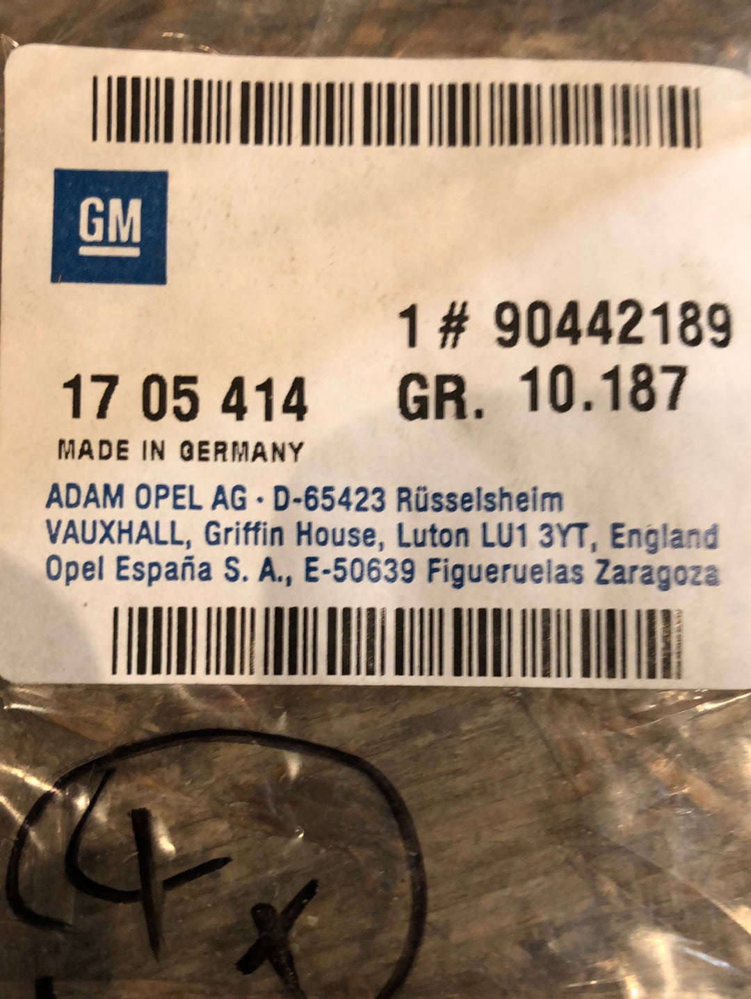 Original GM Opel Corsa A Rückspiegel Kappe rechts Neu