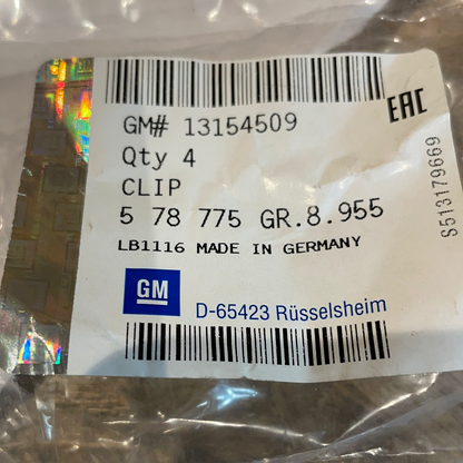 Original GM Opel Astra H Meriva B Zafira Montageklammer Handbremse Neu