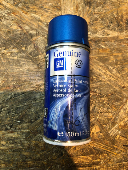Original GM Opel Lackspray hydroblau mel 640R Neu