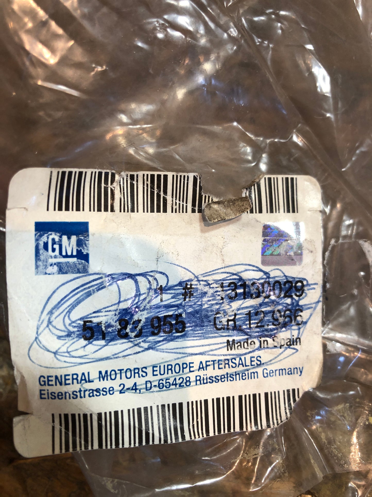 Original GM Opel Meriva A Rückleuchte links Neu