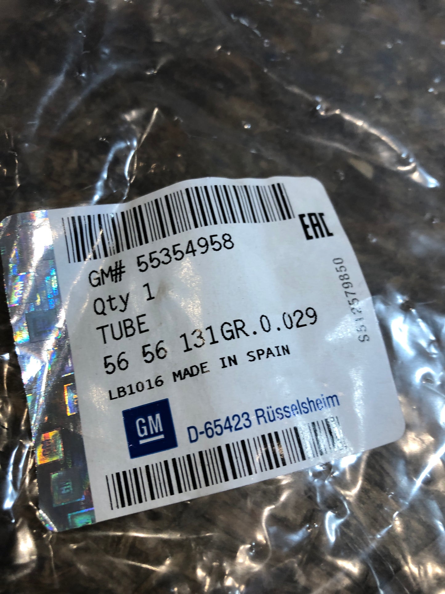Original Opel Corsa C Meriva A Tigra B Unterdruckschlauch Neu