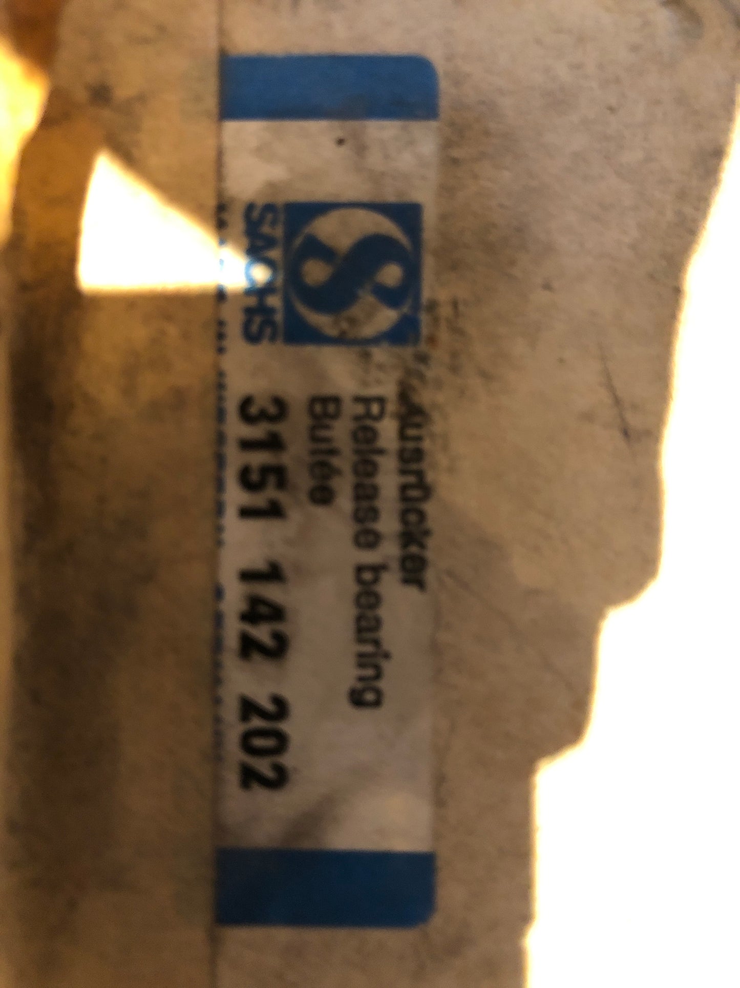 Sachs BMW 1800ti 2000 2002 Ausrücklager Neu