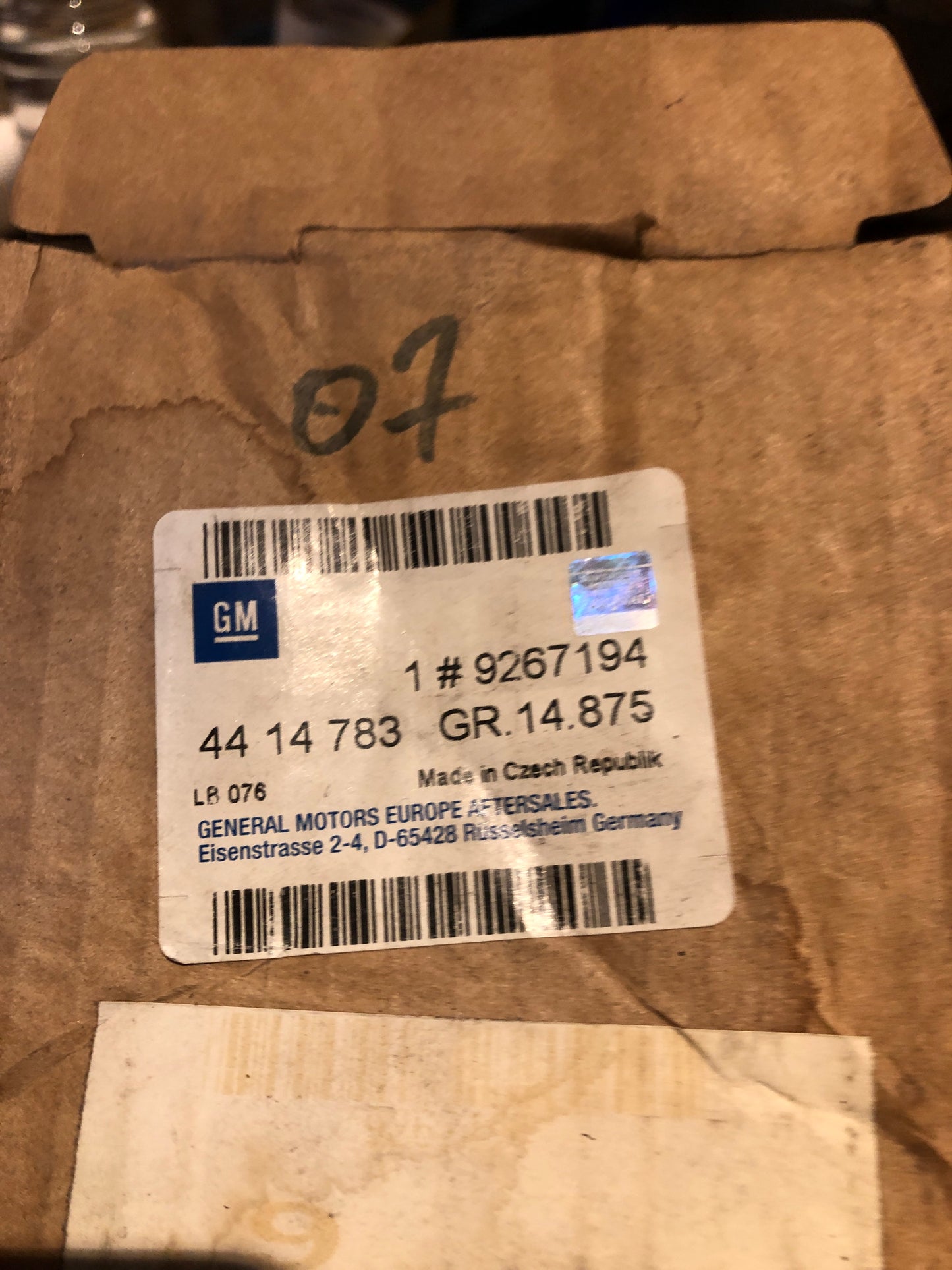 Original Opel Astra G CC Sicherheitsgurt