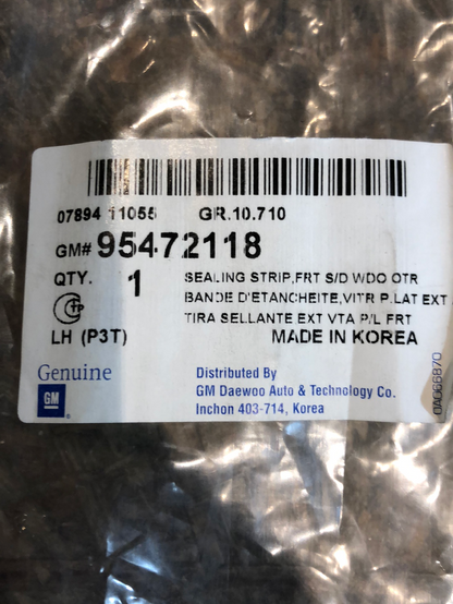 Original GM Chevrolet Dichtstreifen Vorne Links Neu