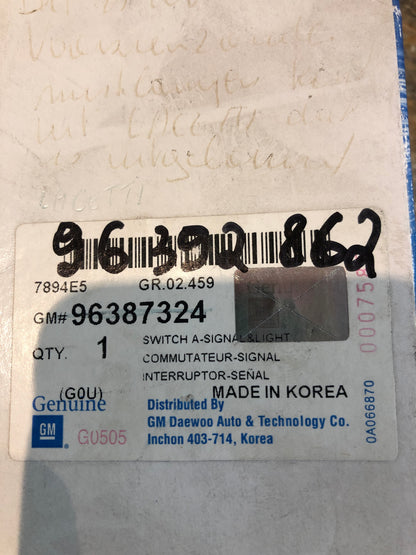 Original GM Daewoo Lenkstockschalter Neu