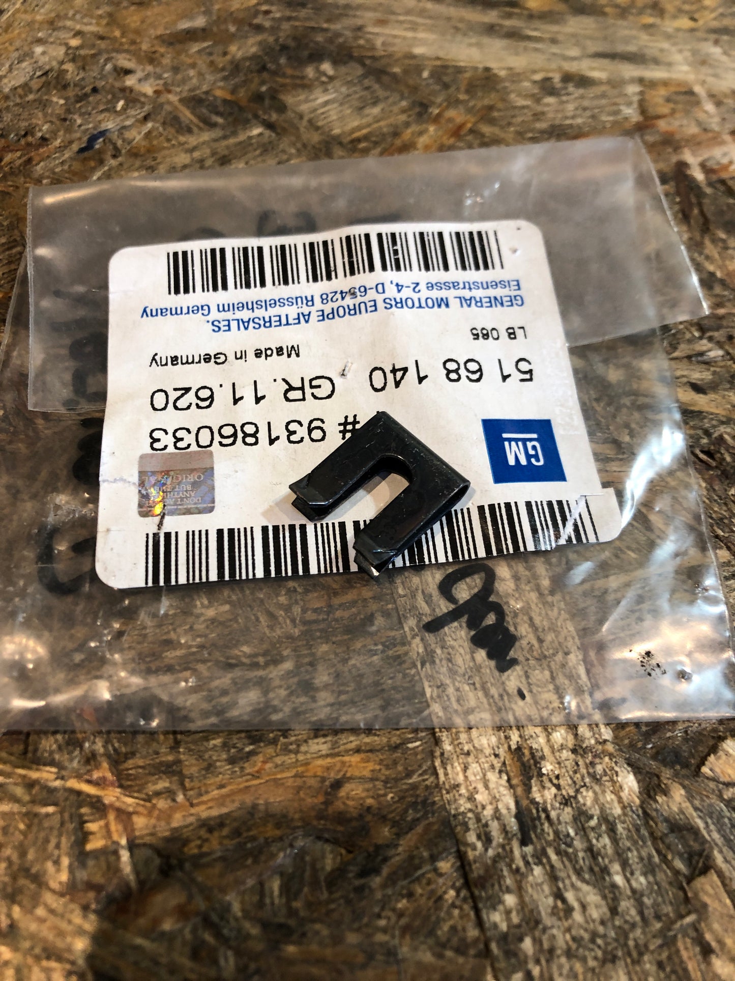 Original GM Opel Meriva A Clip Befestigung Kabel an Rückenlehne Neu