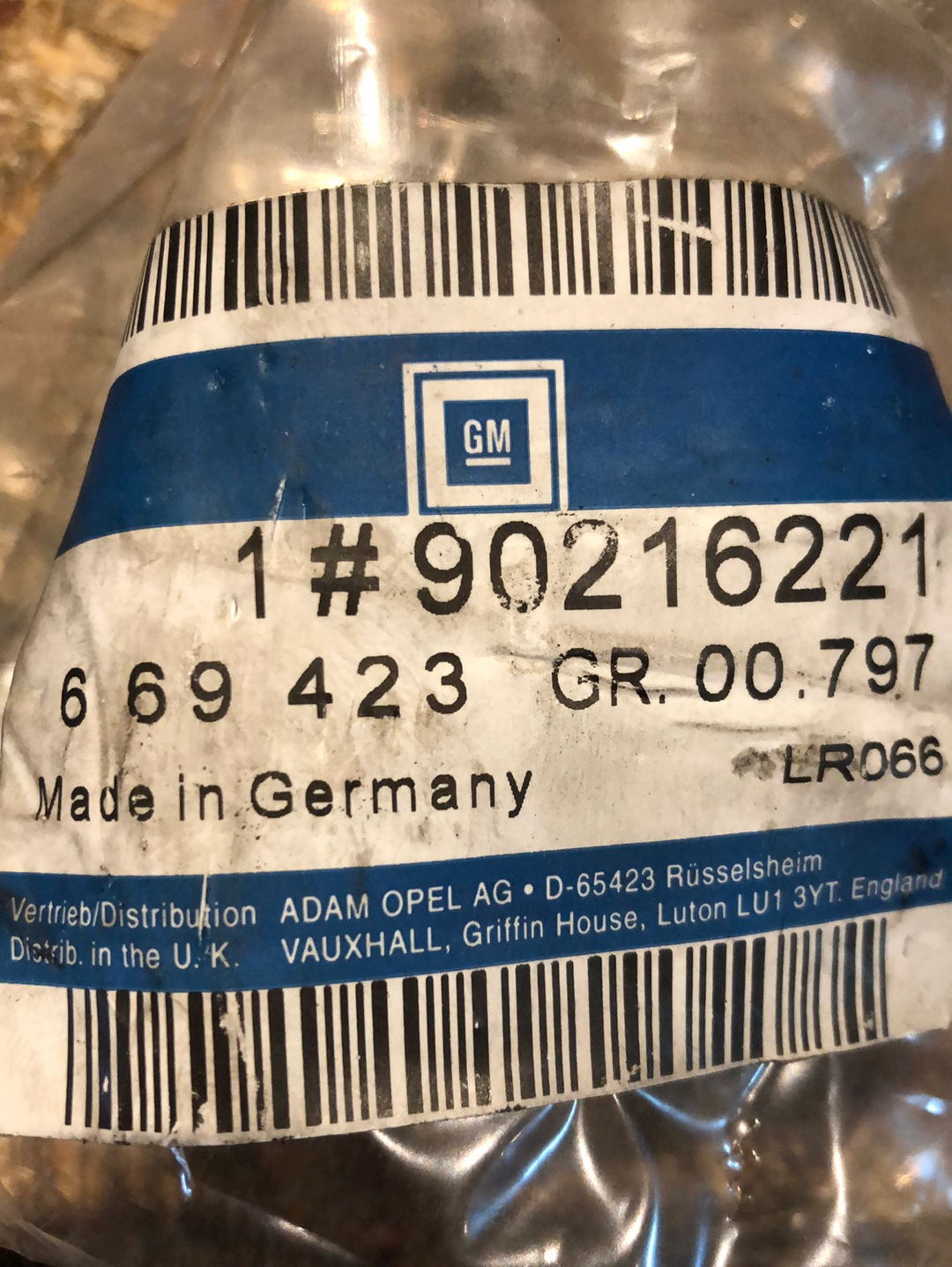 Original GM Opel Senator B Dämpfer Neu