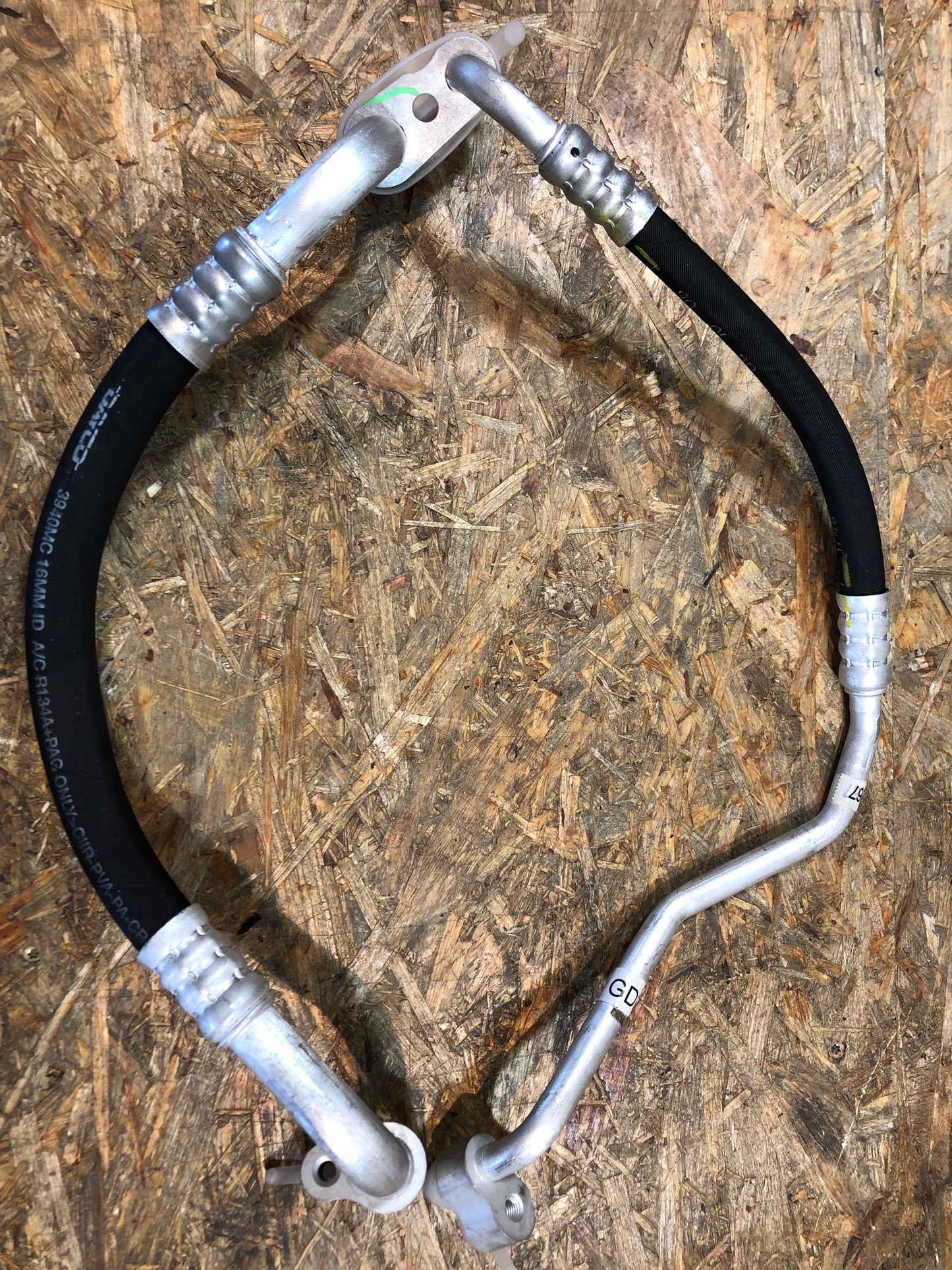 Original GM Opel Astra H Schlauch Klimakondensator Neu