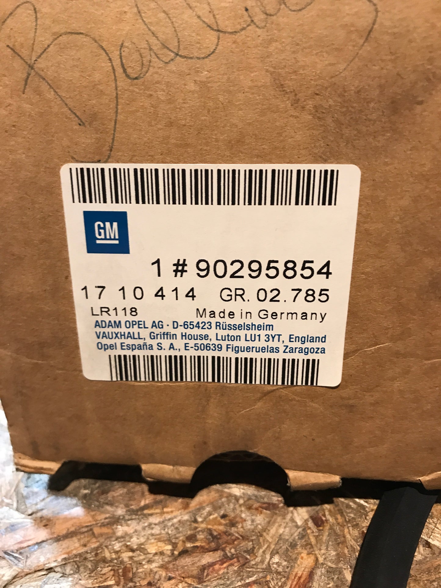 Original Omega A Nebelscheinwerfer Glas  links NEU