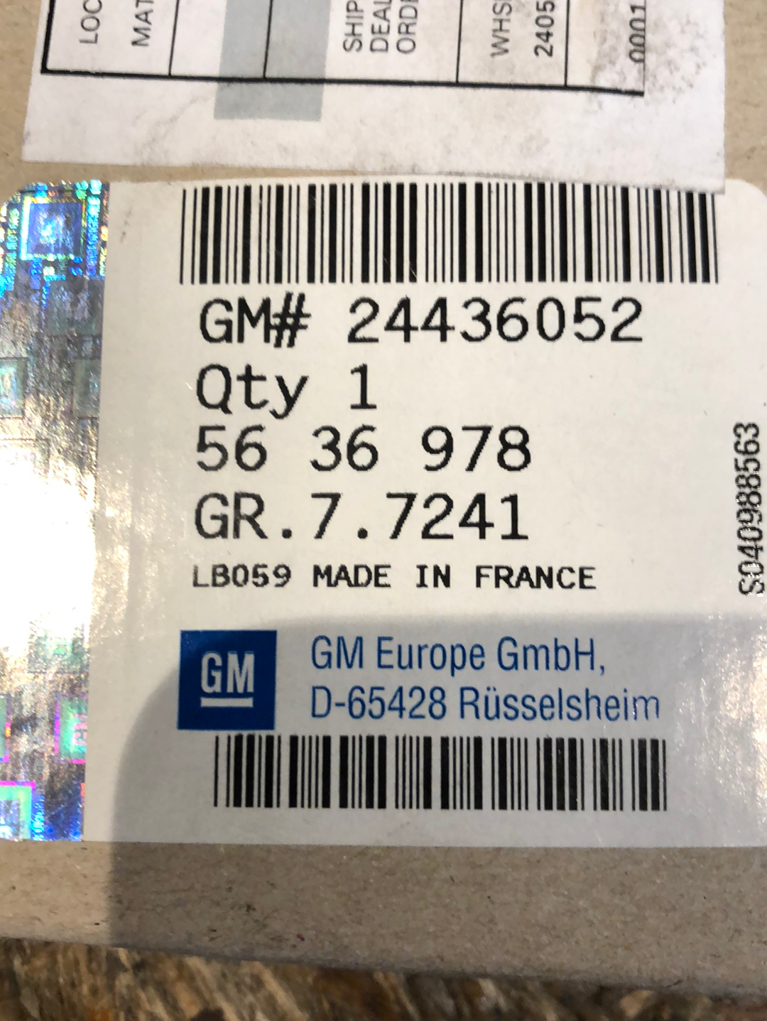 Original Chevrolet Cruze Spannrolle Neu