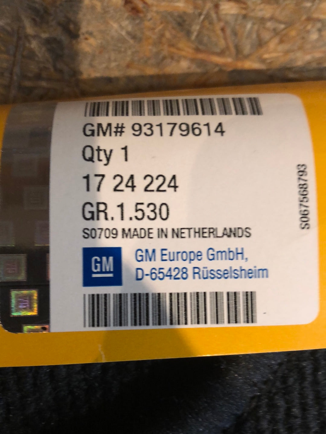 Original GM Opel Meriva Fußmattensatz (4-Tlg.) Neu