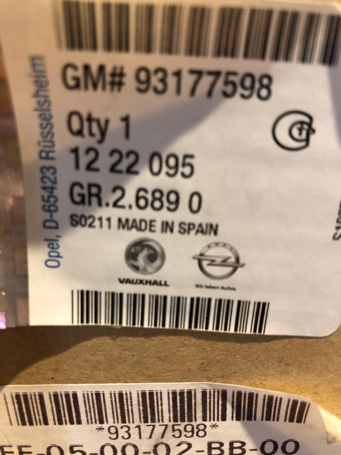 Original Opel Vectra C Heckleuchte links Neu