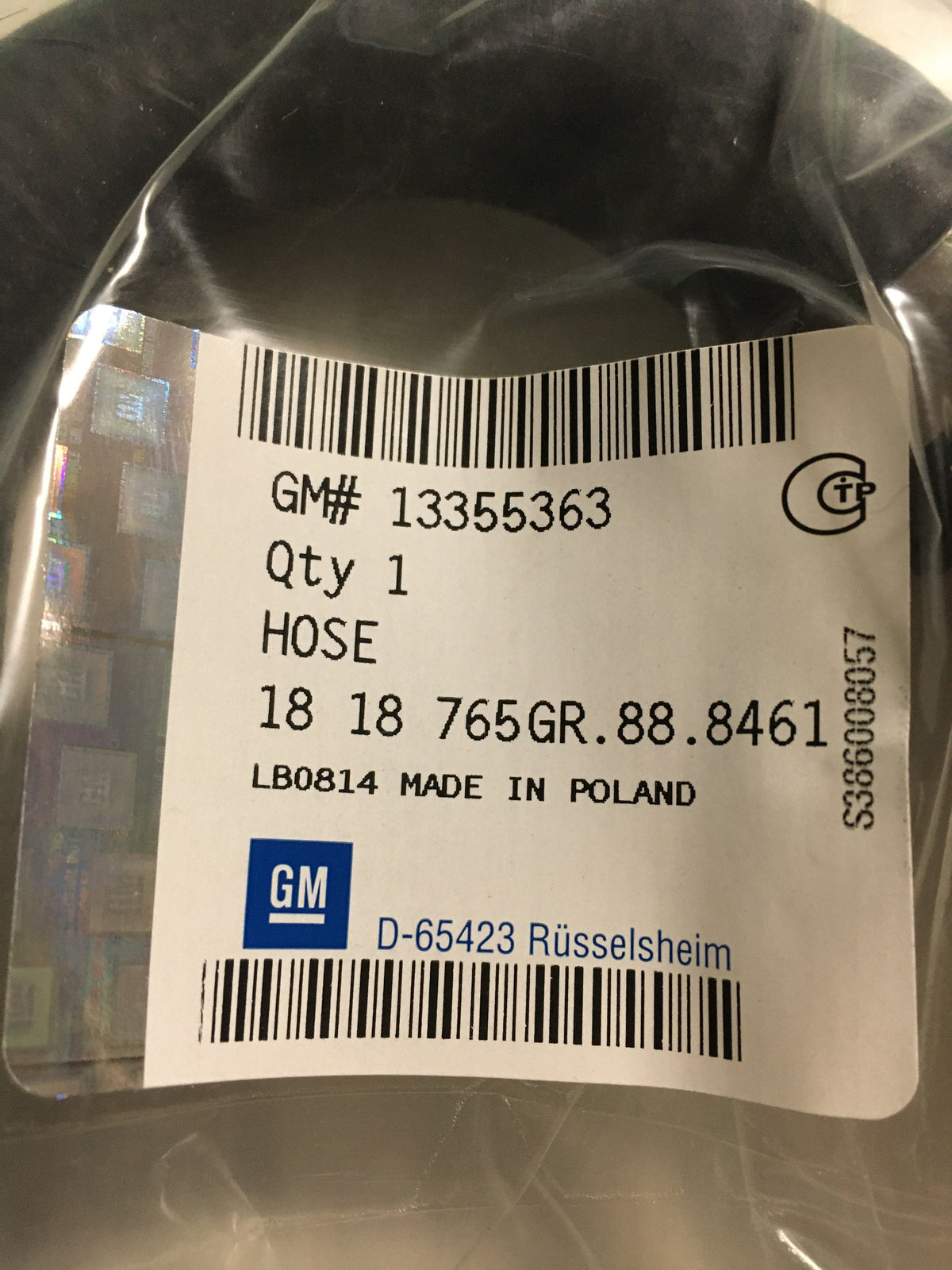 Original Opel Adam Corsa D Wasserschlauch Kühlmittel NEU