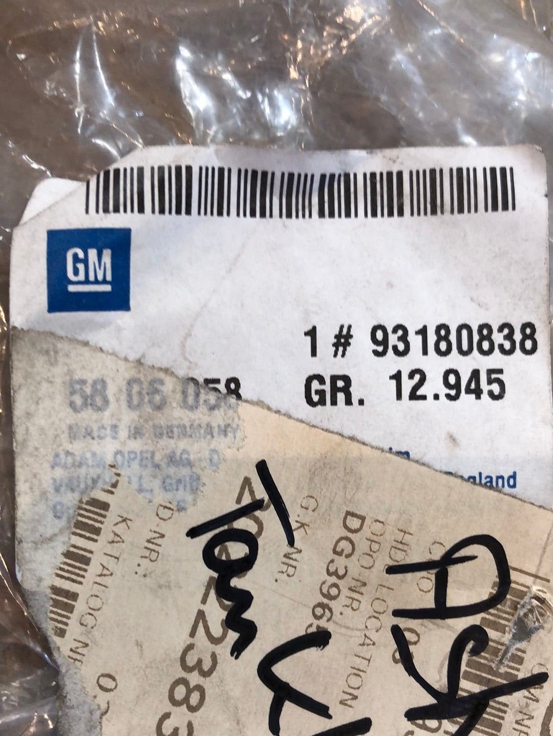 Original GM Opel Astra H Tankklappe Neu