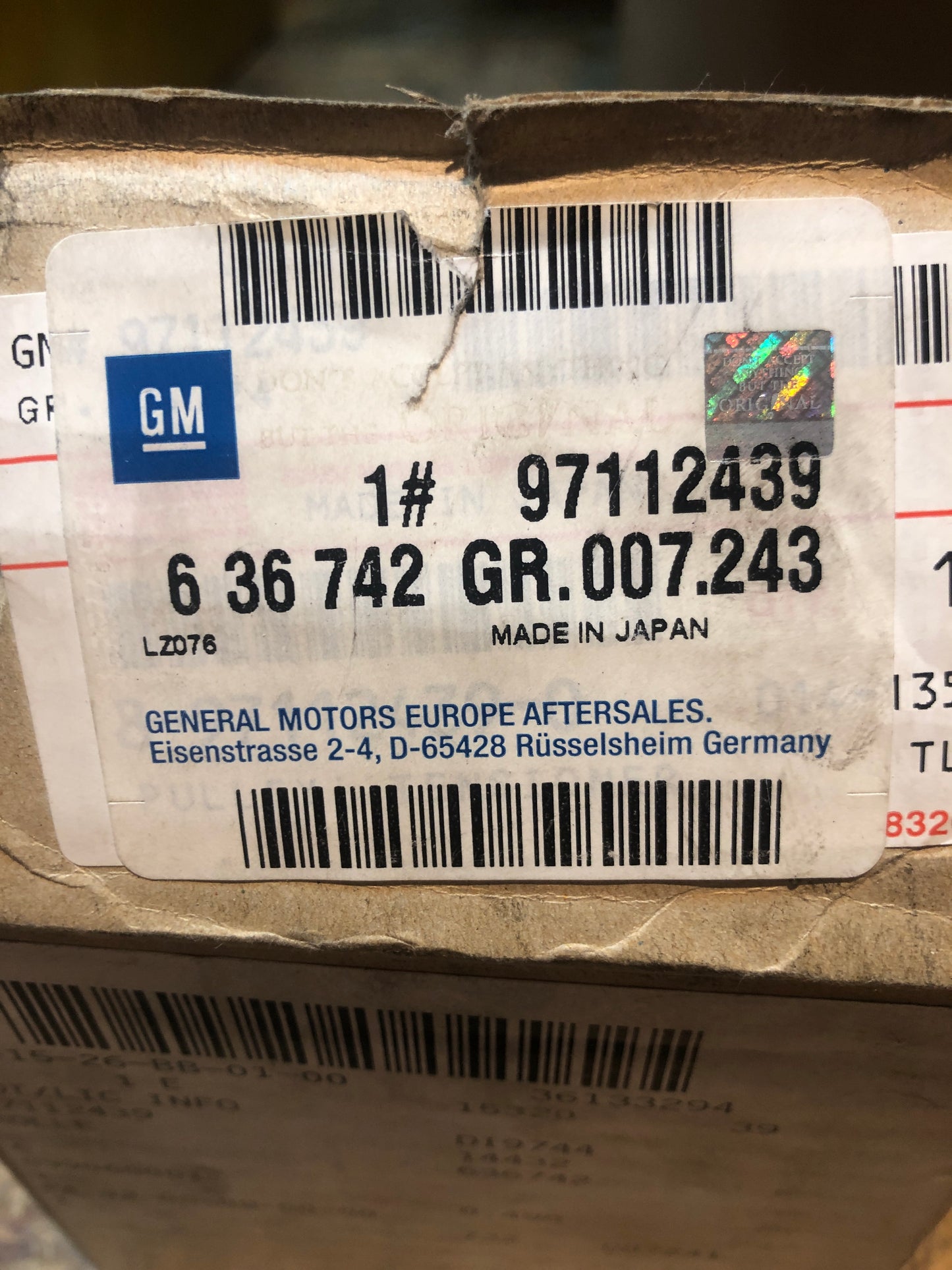 Original GM Opel Corsa B 1,5 DTD Spannrolle Zahnriemen Neu