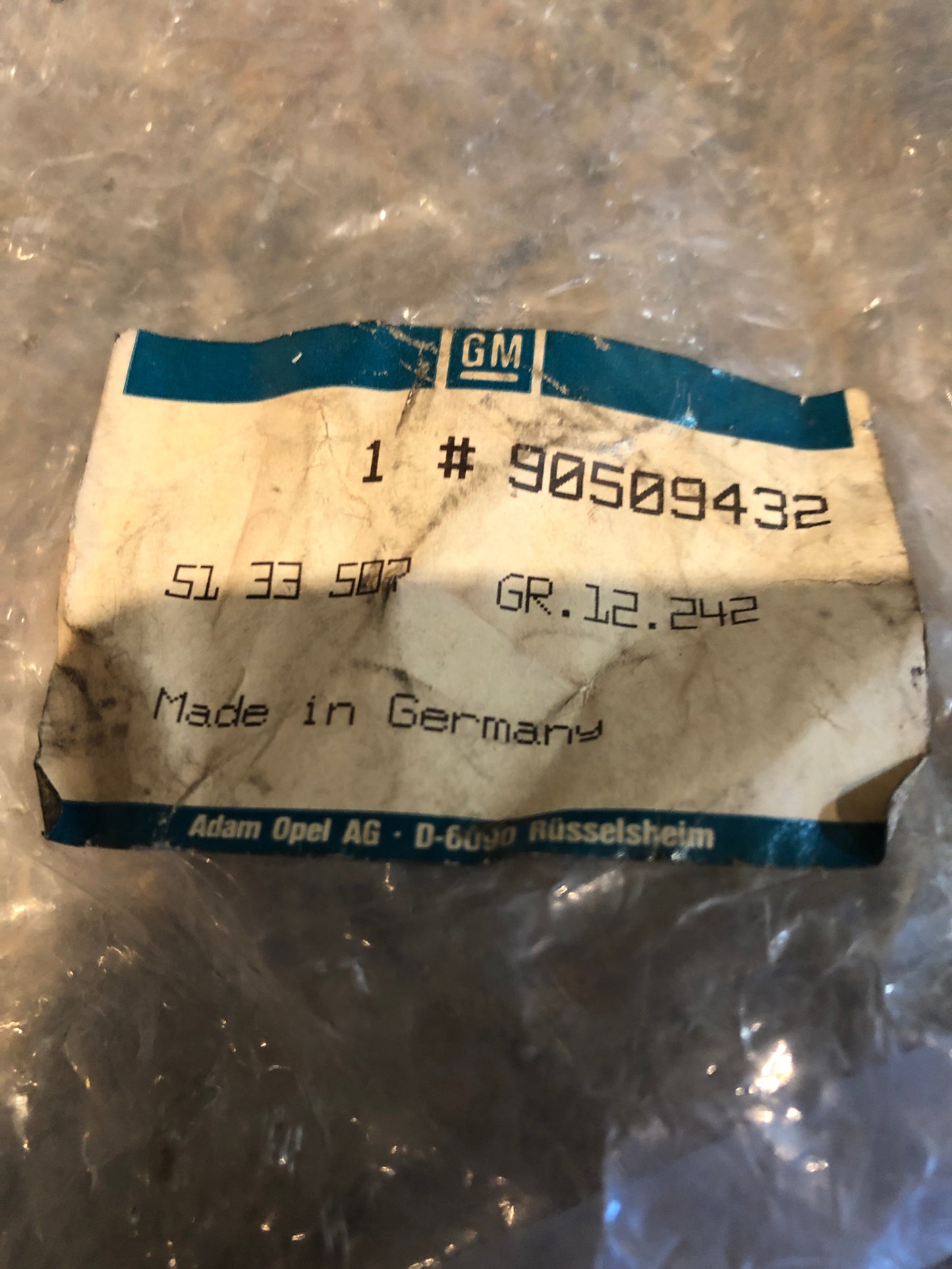 Original GM Opel Omega B Schloss Heckklappe Neu