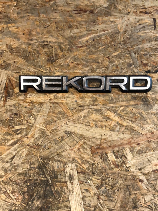 Original GM Opel Rekord Schriftzug Neu