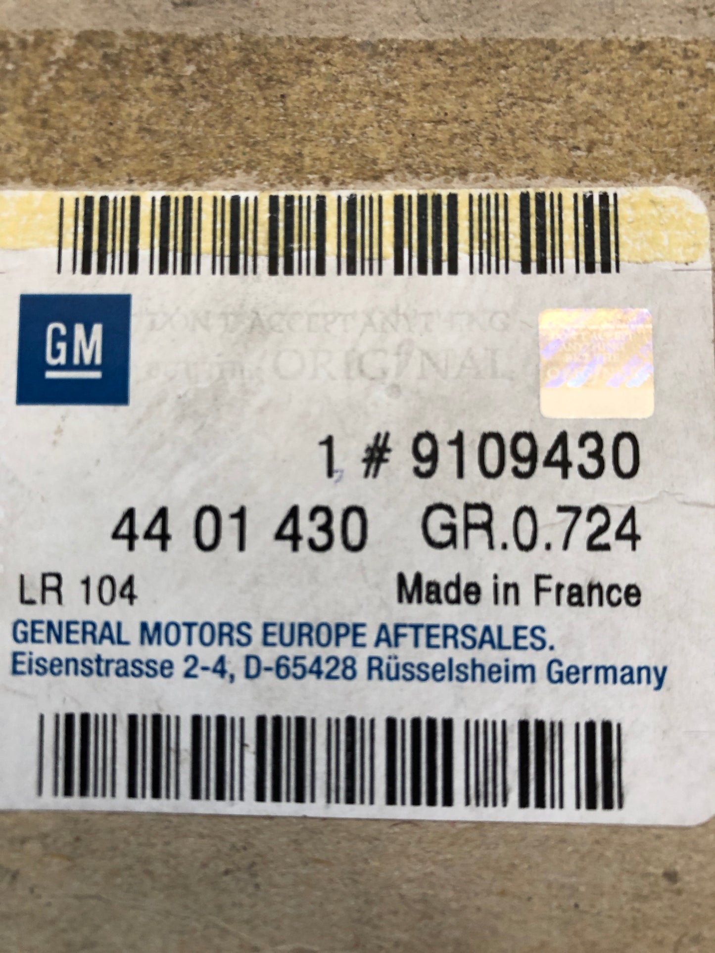 Original GM Opel Vivaro A Combi Spannrolle Zahnriemen Neu