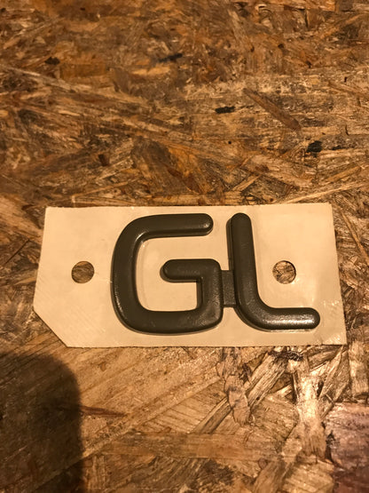 Original GL Emblem seitlich grau für Kadett E NEU
