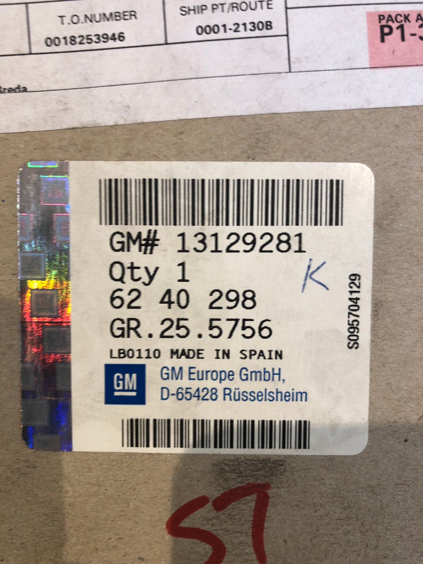 Original GM Opel Zafira B Warnblinkschalter Neu