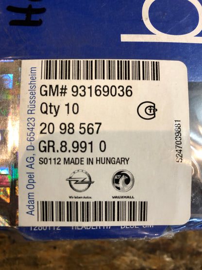 Original GM Opel Blue H7 Birne Scheinwerfer 12V 55W Neu