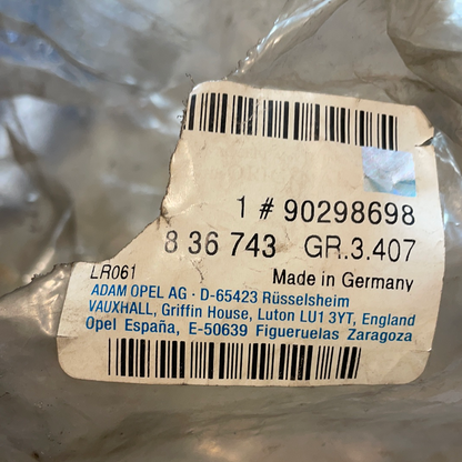 Original GM Opel Omega A 2,4i C24NE Ansaugschlauch Neu