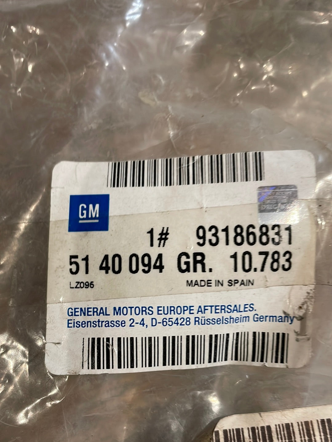 Original GM Opel Meriva A Cosmo Fensterhalter vorne rechts Neu