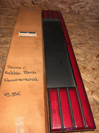 Original Ascona C Reflektor, Blende Nummernschild NEU