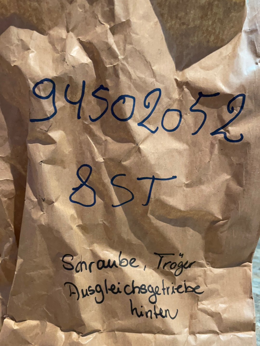 Original Chevrolet Captiva Schraube Träger Ausgleichsgetriebe hinten Neu