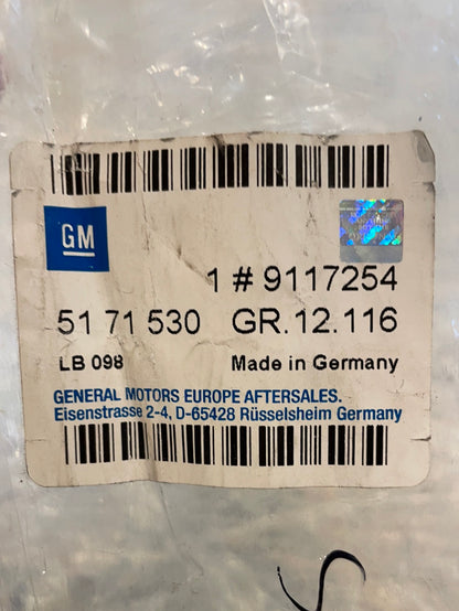 Original GM Opel Astra G Schutzzierleiste Seitenwand hinten rechts Neu