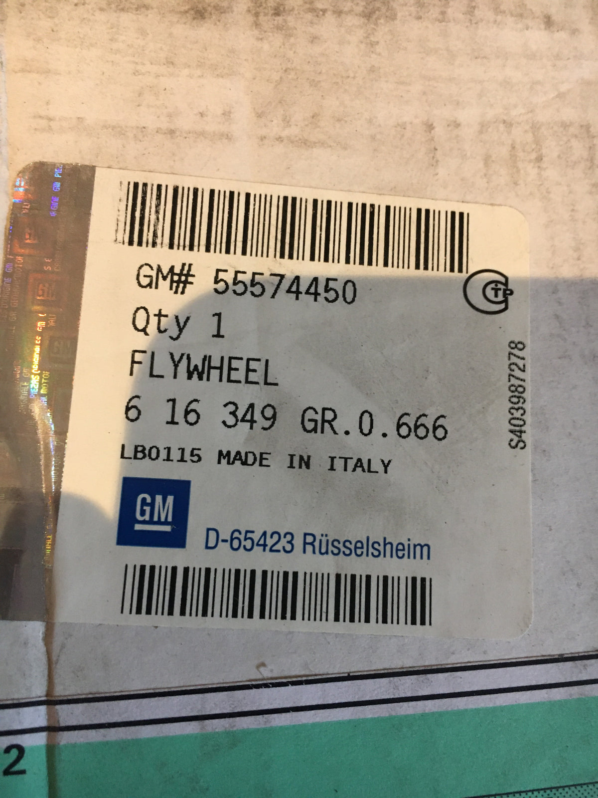Original Schwungrad Astra Meriva Insignia Zafira 1,6 CDTI