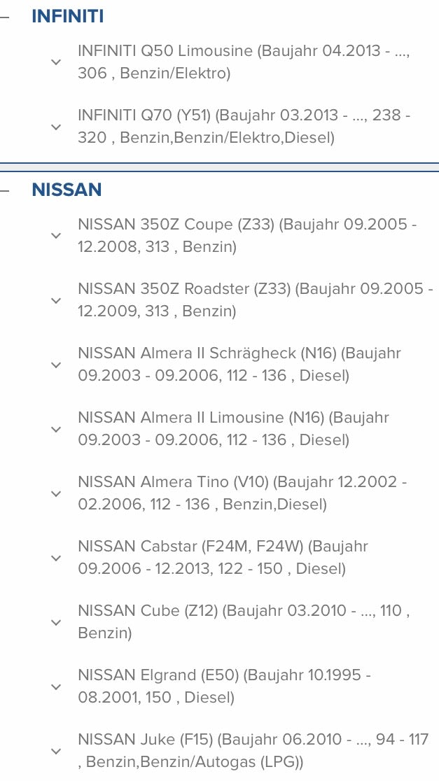 Original Nipparts Nissan Infiniti UVM. Siehe Bild Luftmassenmesser NEU